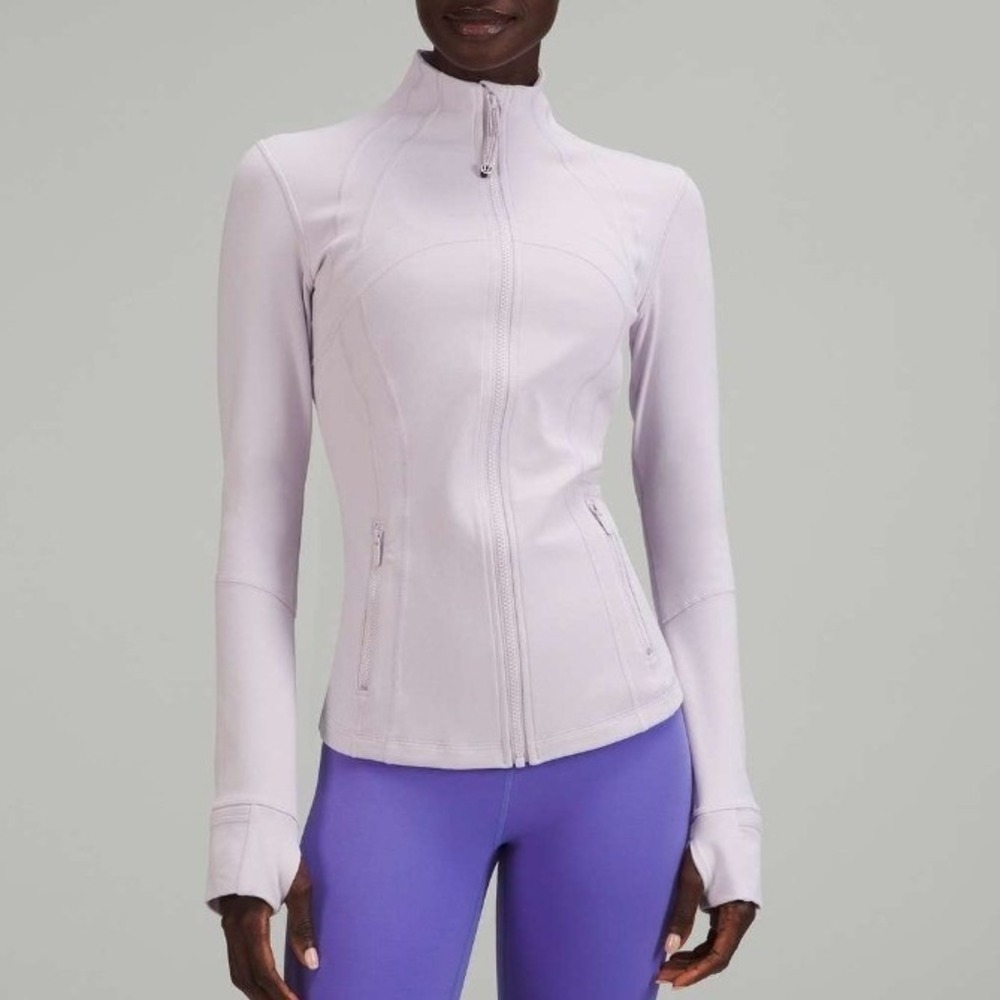 Lululemon Define Jacket Faint Lavender Purple Full Zip Size 10